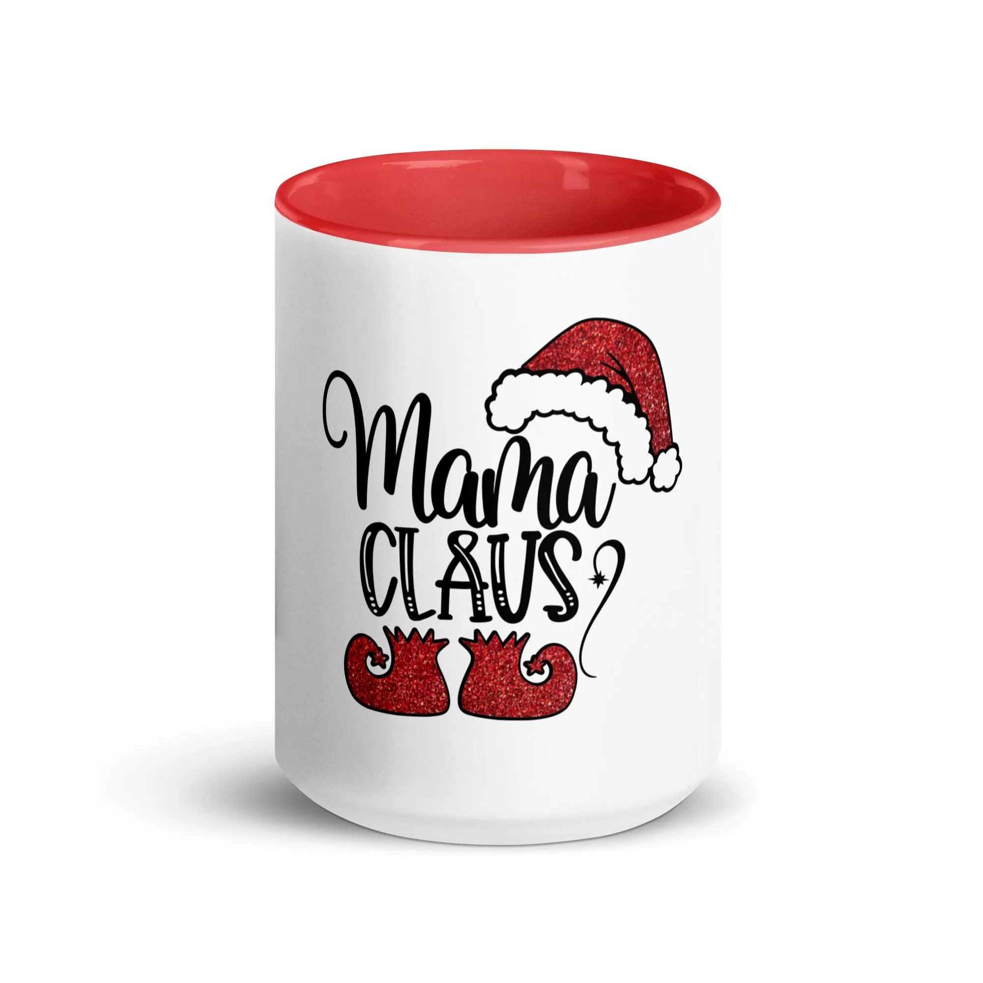 'Mama Clause" Mug with Color Inside