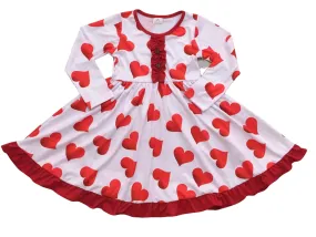 MIA VALENTINE RED HEARTS DRESS