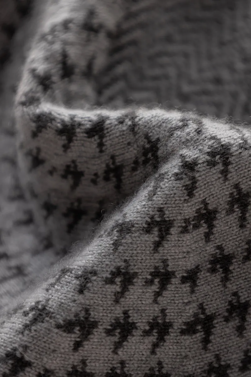 Mixed Patterned Cashmere Beret