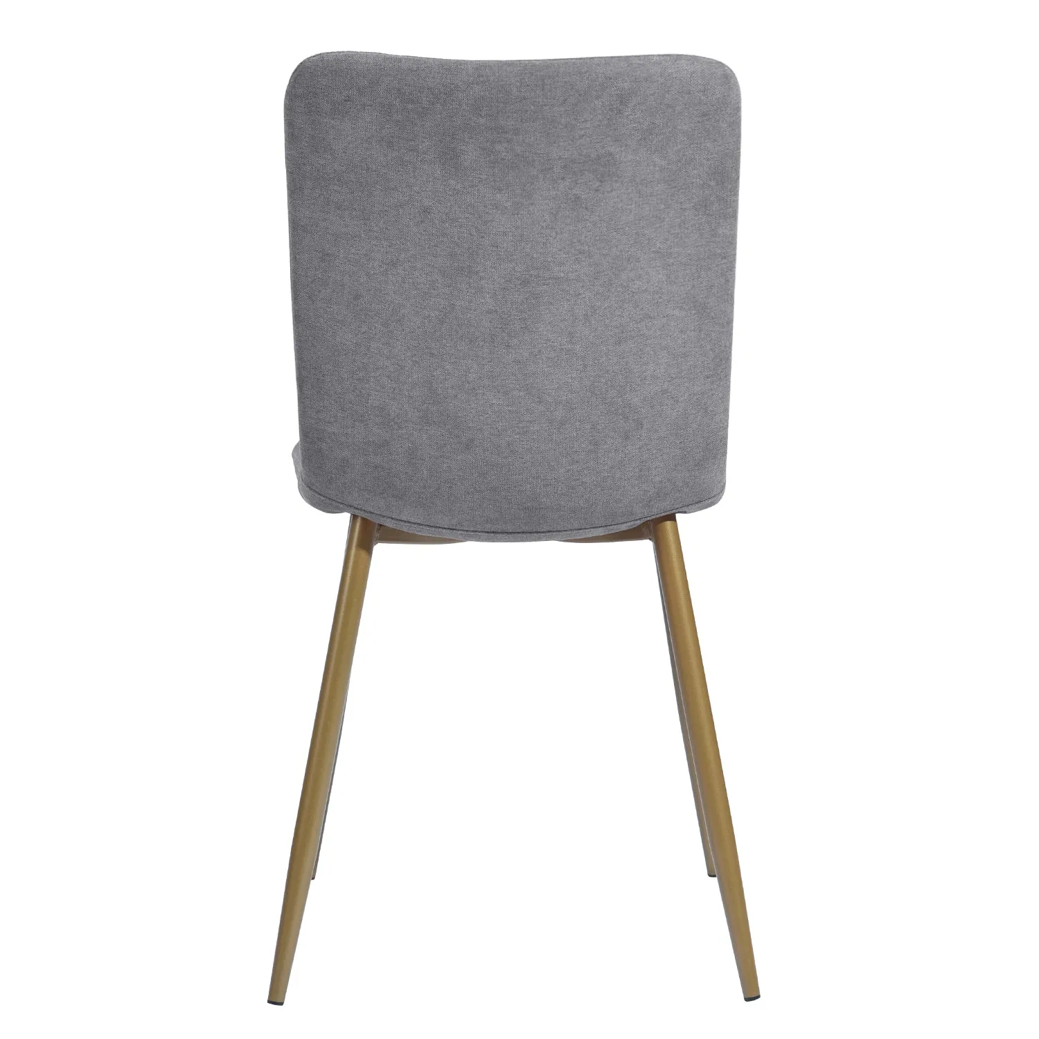 Modren Dining Chairs Set of 4,with Fabric Seat & Back with Golden Legs for Dining Room