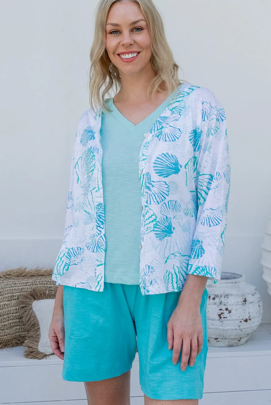 Ocean Floor Cotton Cardi