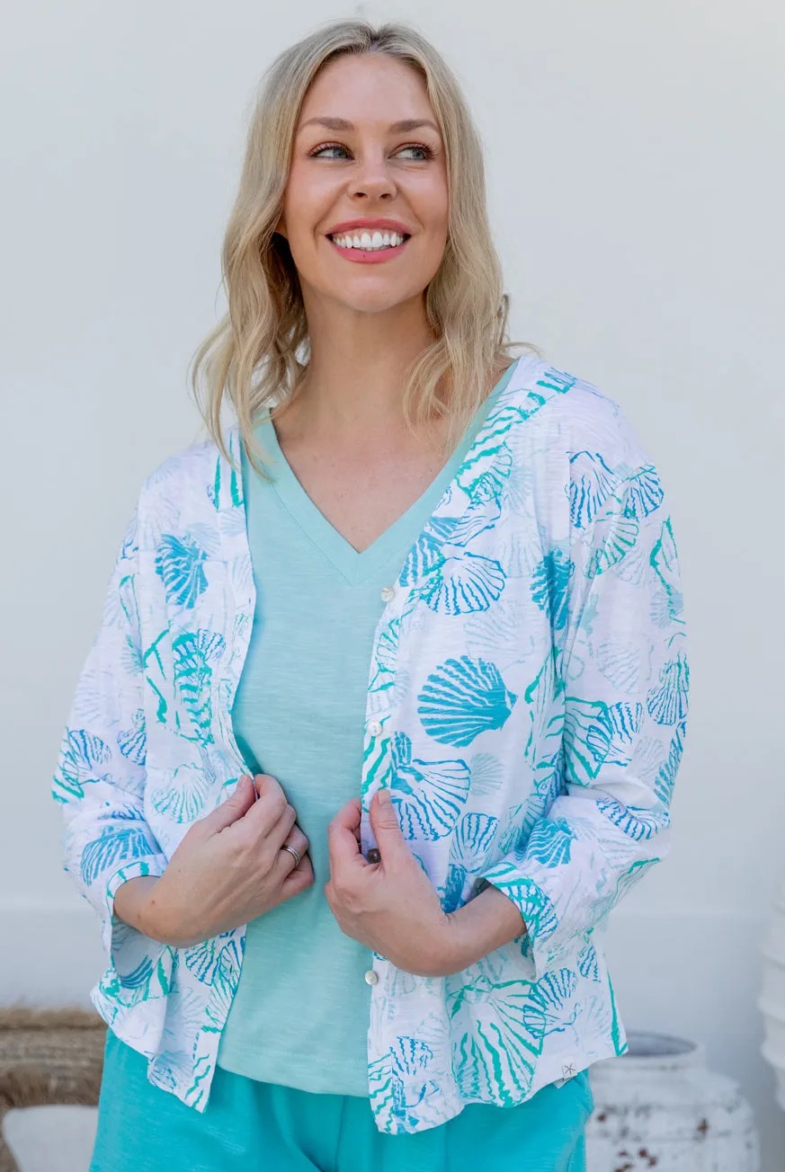 Ocean Floor Cotton Cardi