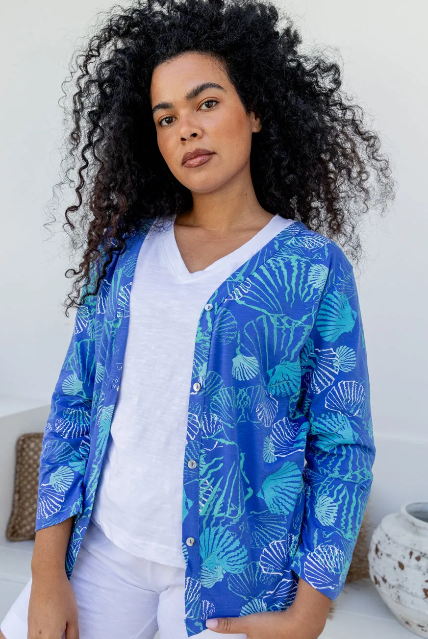 Ocean Floor Cotton Cardi