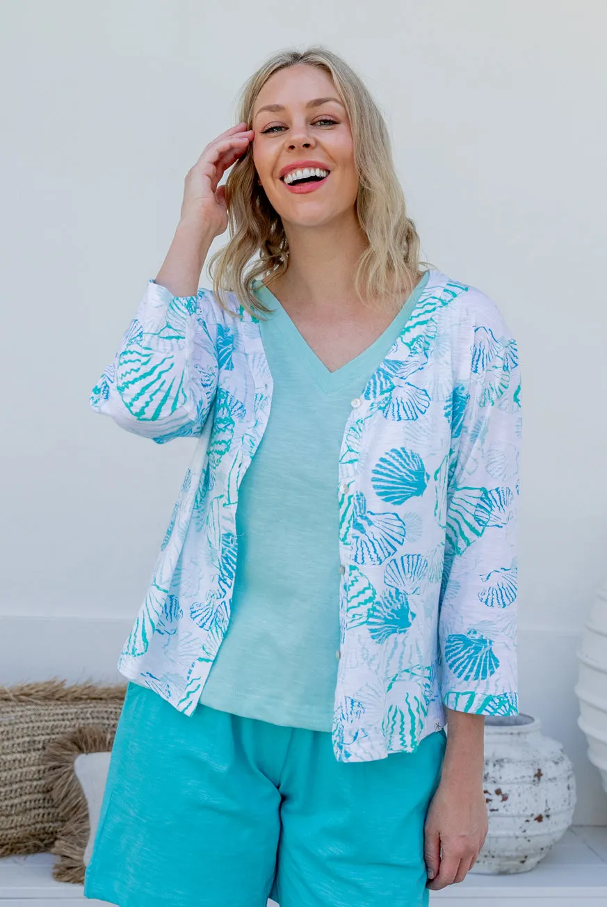 Ocean Floor Cotton Cardi