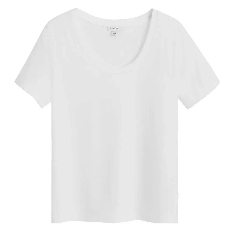 Pima Scoop Neck Tee