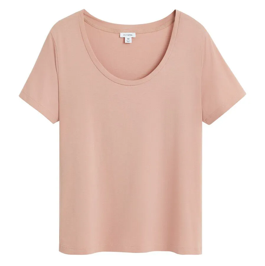 Pima Scoop Neck Tee