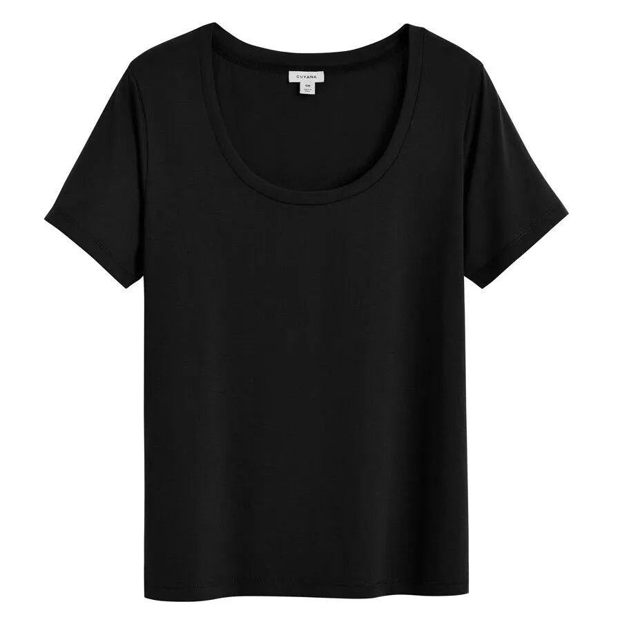 Pima Scoop Neck Tee