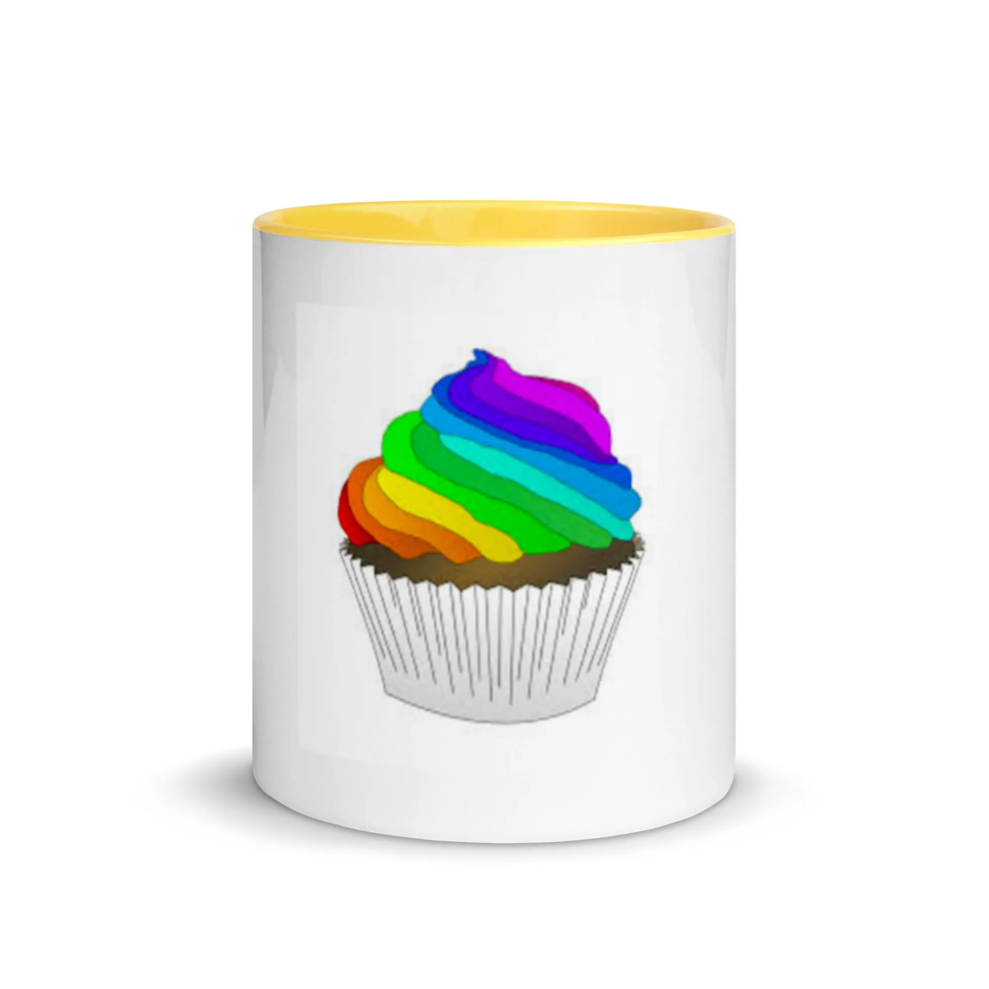 Pride cupcake mug Mug with Color Inside