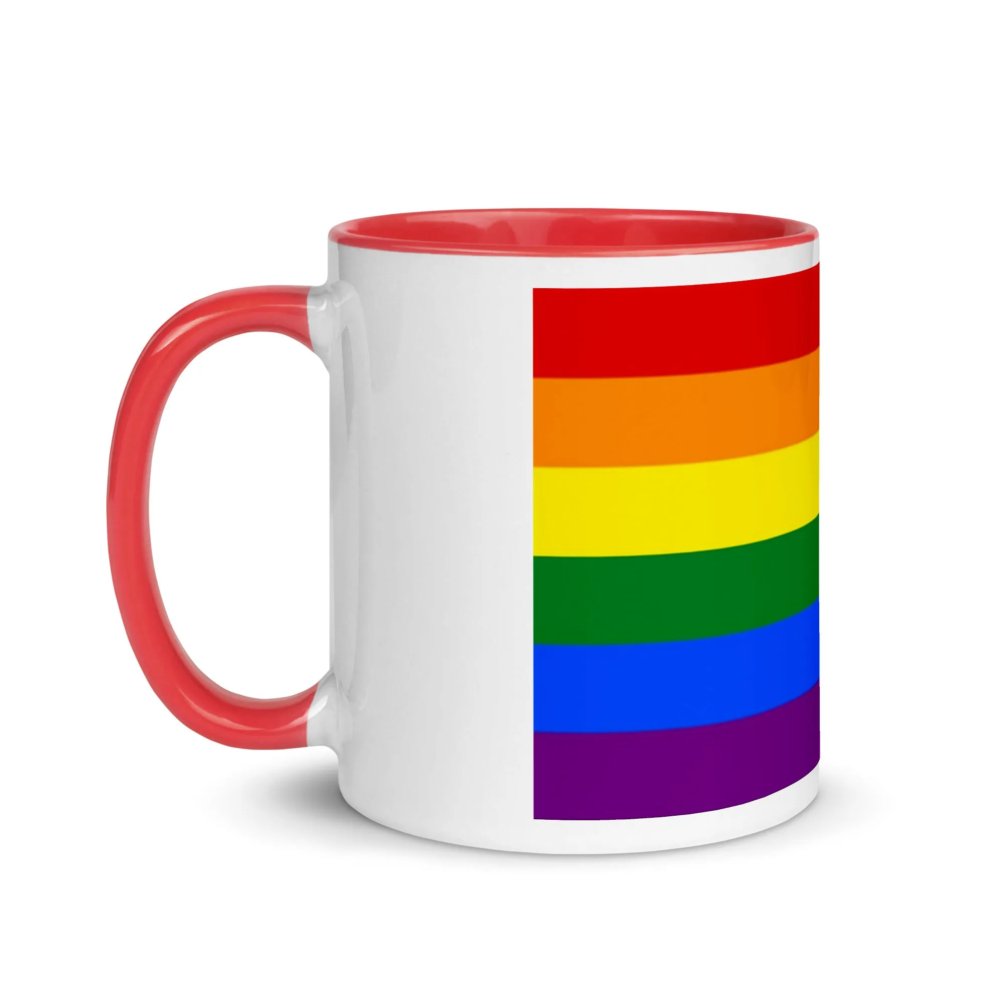 Pride flag Mug with Colour Inside