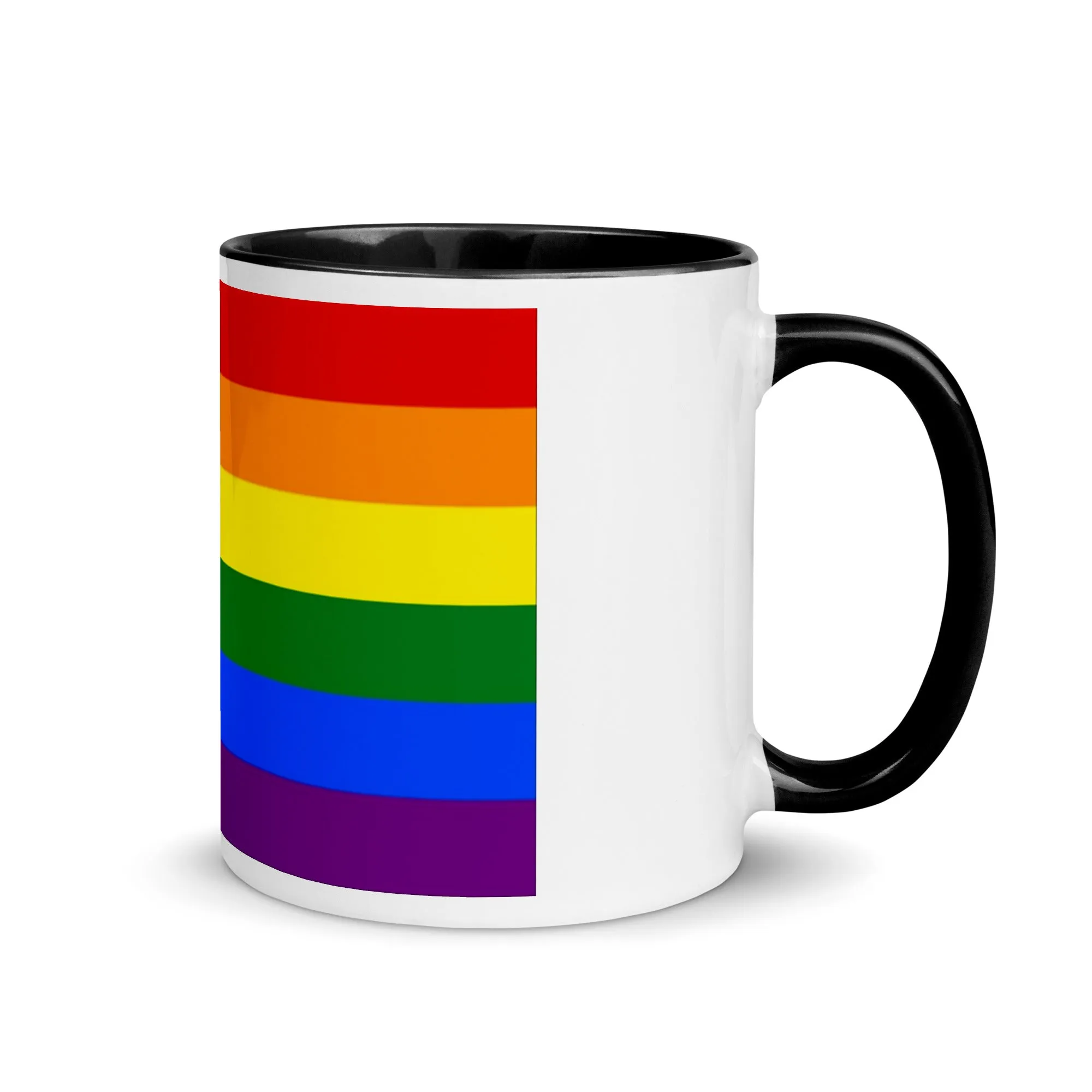 Pride flag Mug with Colour Inside