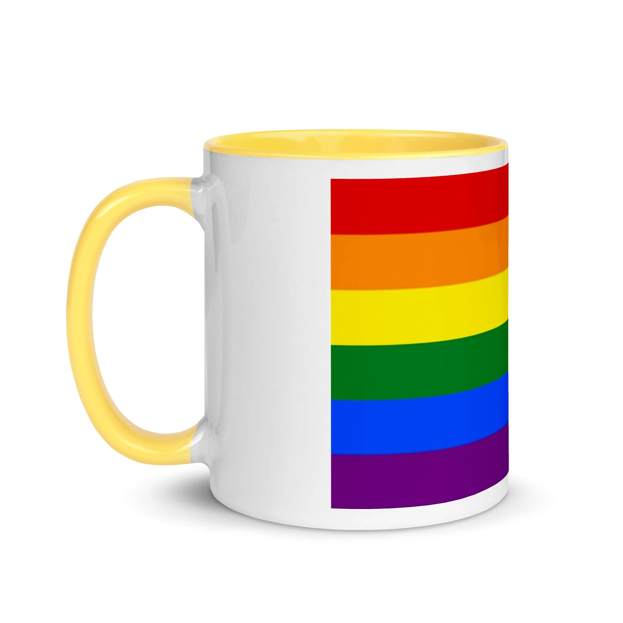 Pride flag Mug with Colour Inside