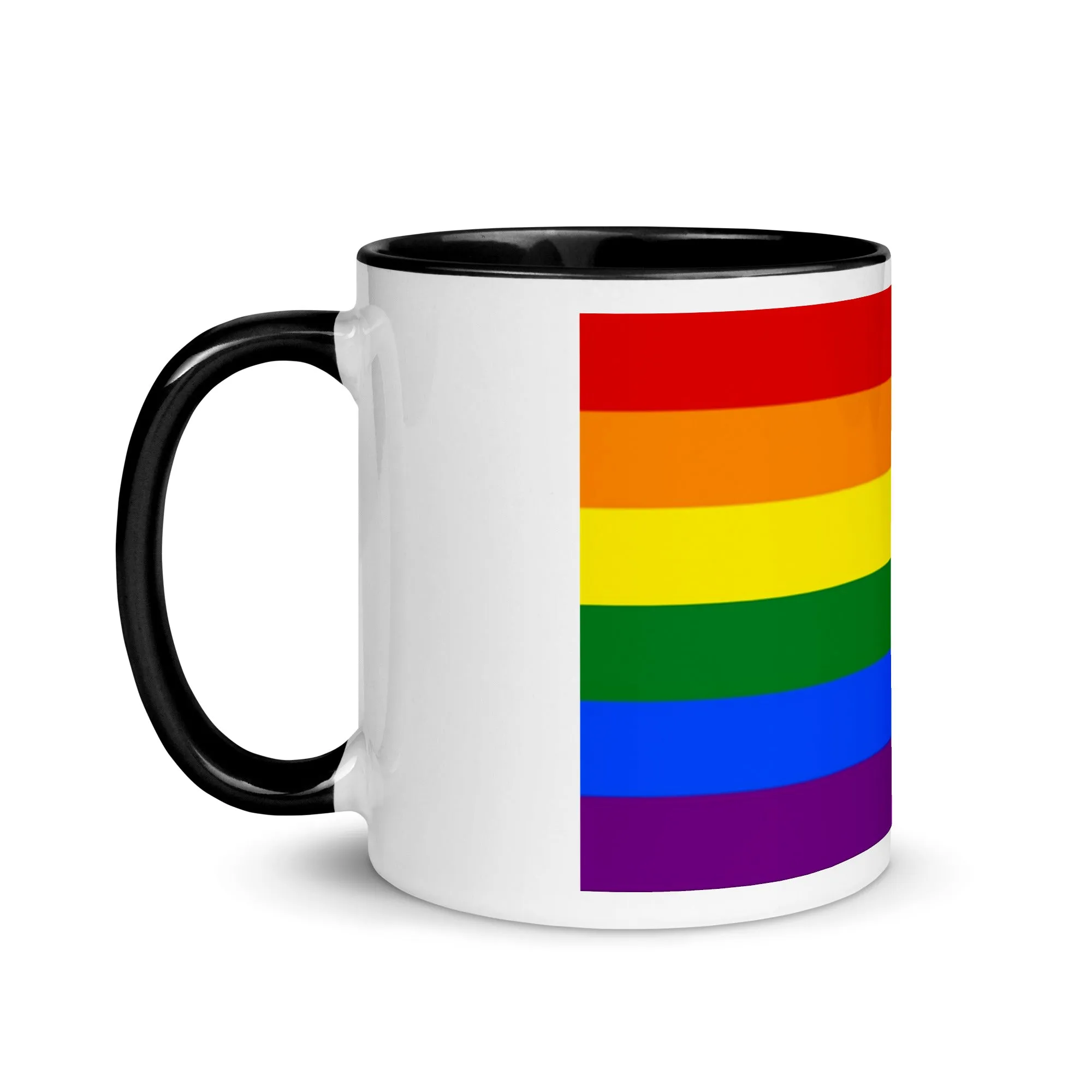 Pride flag Mug with Colour Inside