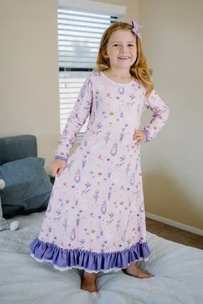 PURPLE NUTCRACKER BALLERINA NIGHTGOWN