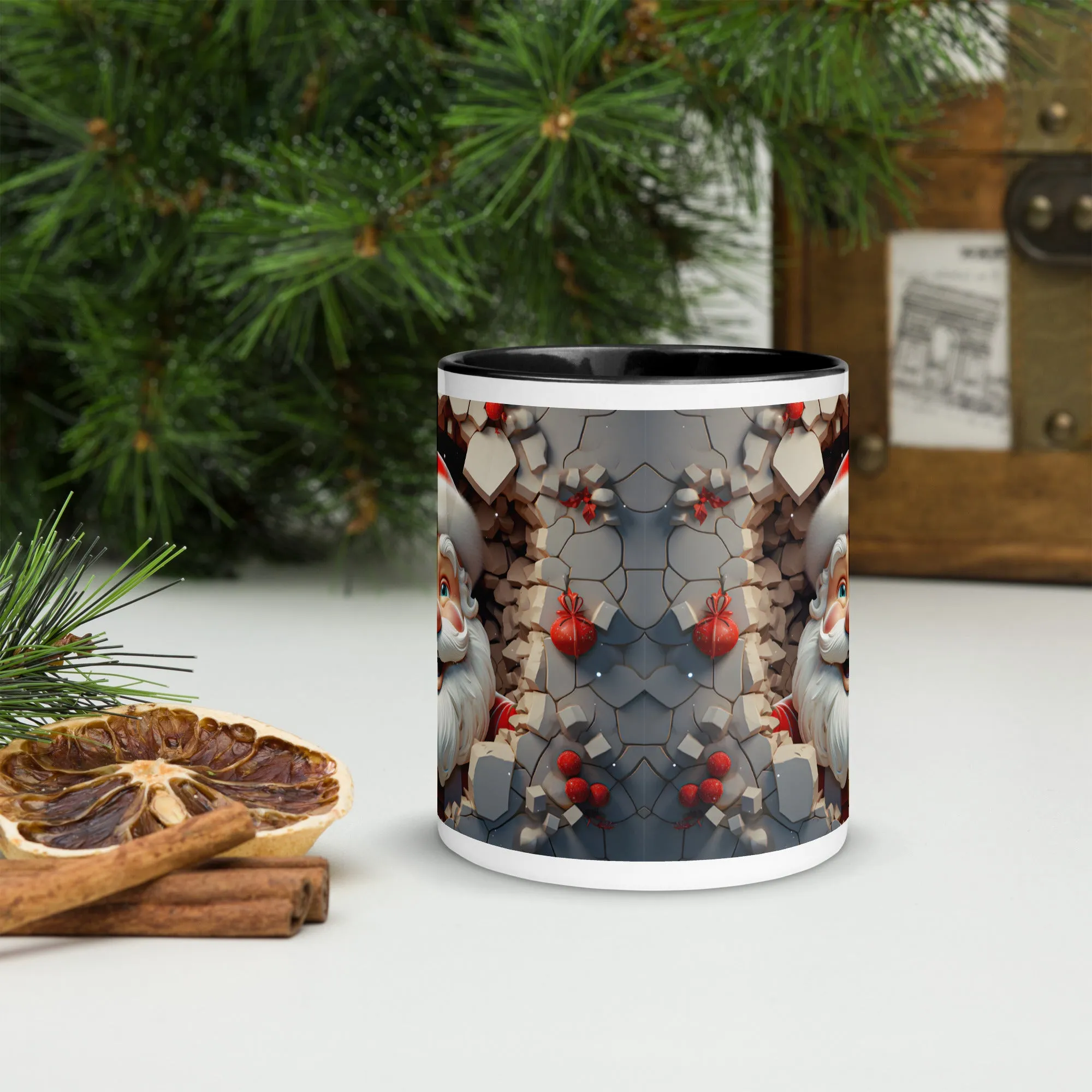 "Santa" Mug with Color Inside