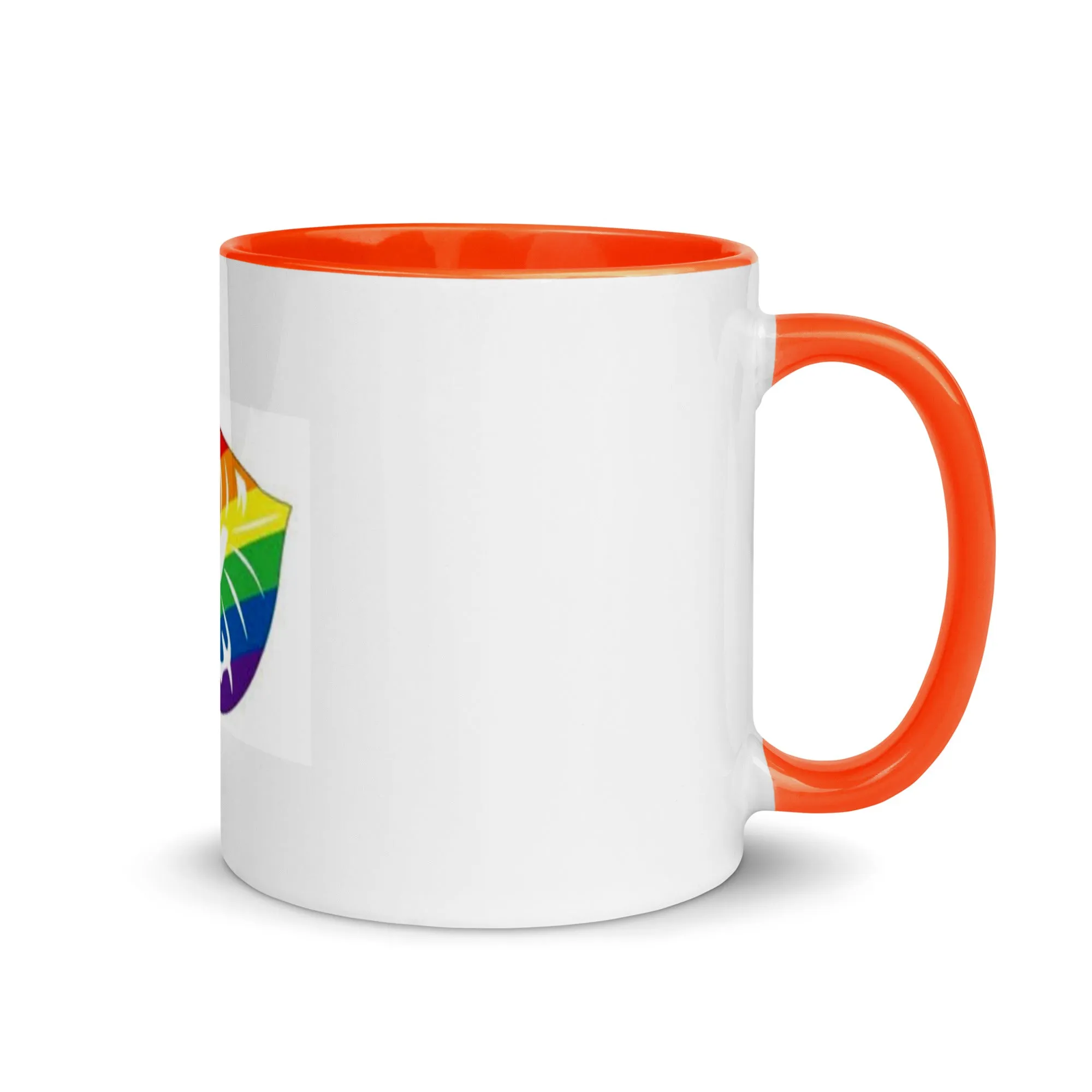 Rainbow Pride Lips Mug with Color Inside