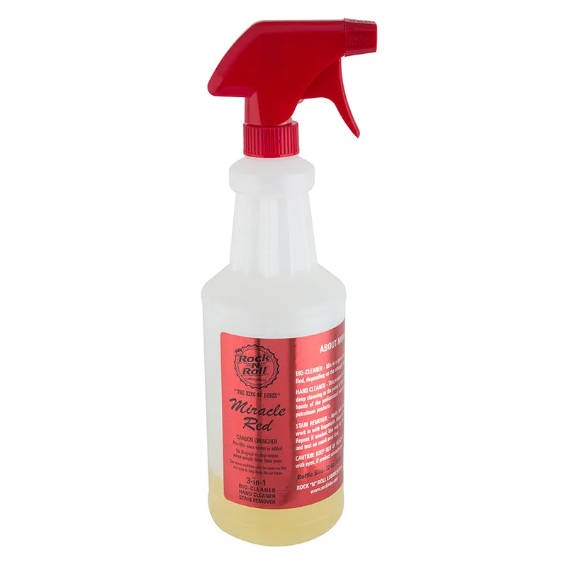 Rock-N-Roll Miracle Red Bio Degreaser Spray Bottle