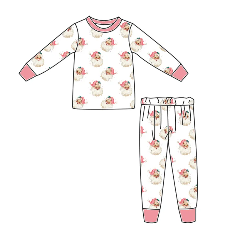 SANTA  PAJAMAS  PINK - PREORDER