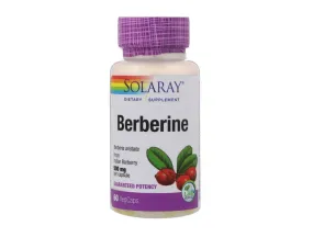 Solaray Berberine 500mg 60 Veg Caps