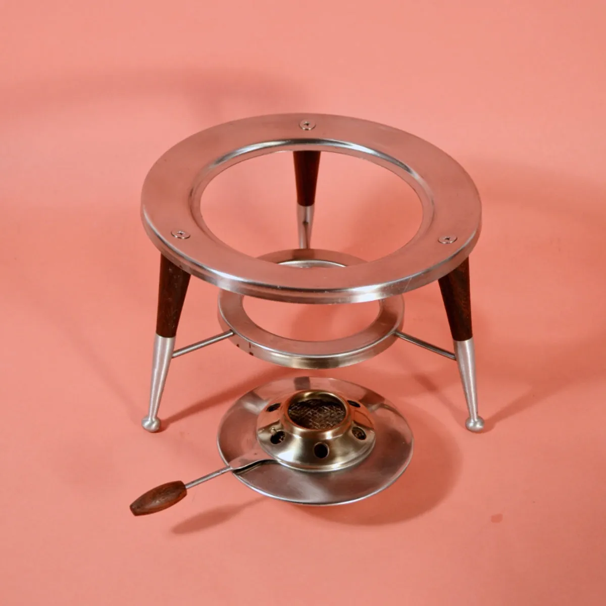 SOLD Vintage Mid Century Atomic Space Age Chafing Serving Pan