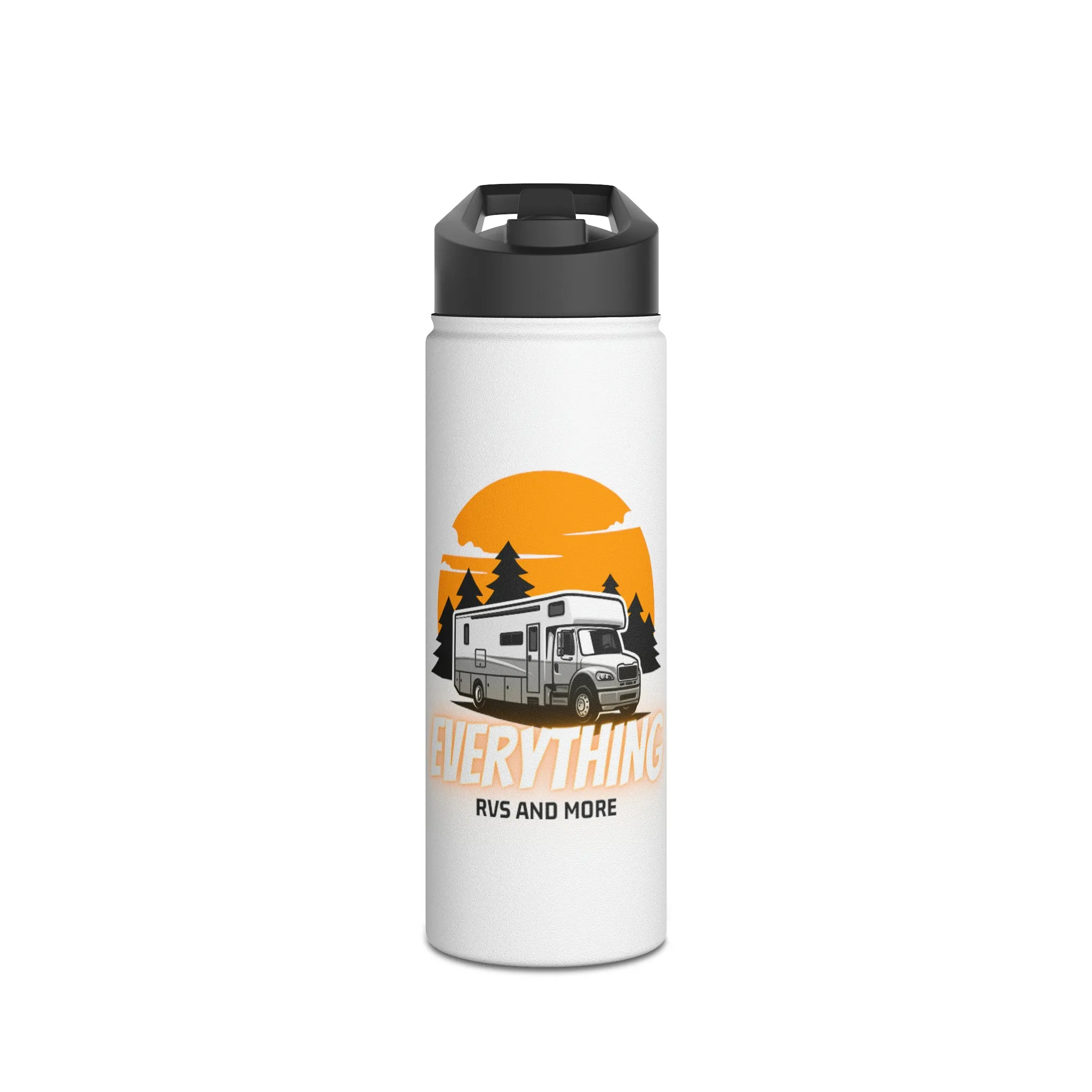 Stainless Steel Water Bottle, Standard Lid