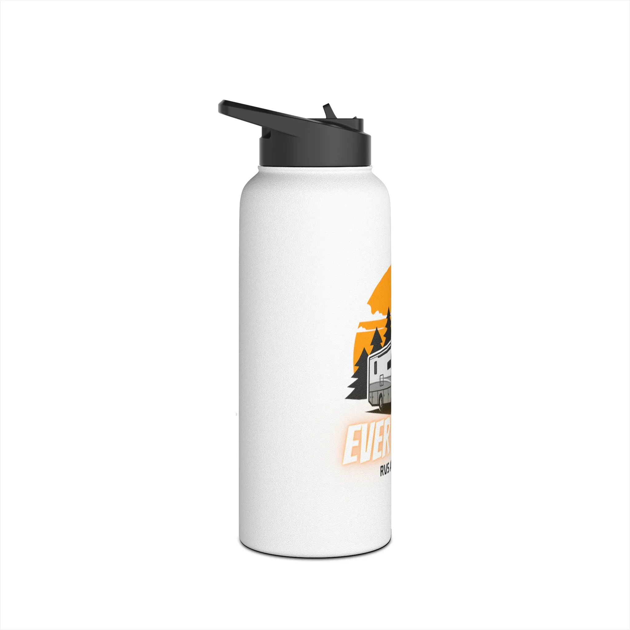 Stainless Steel Water Bottle, Standard Lid