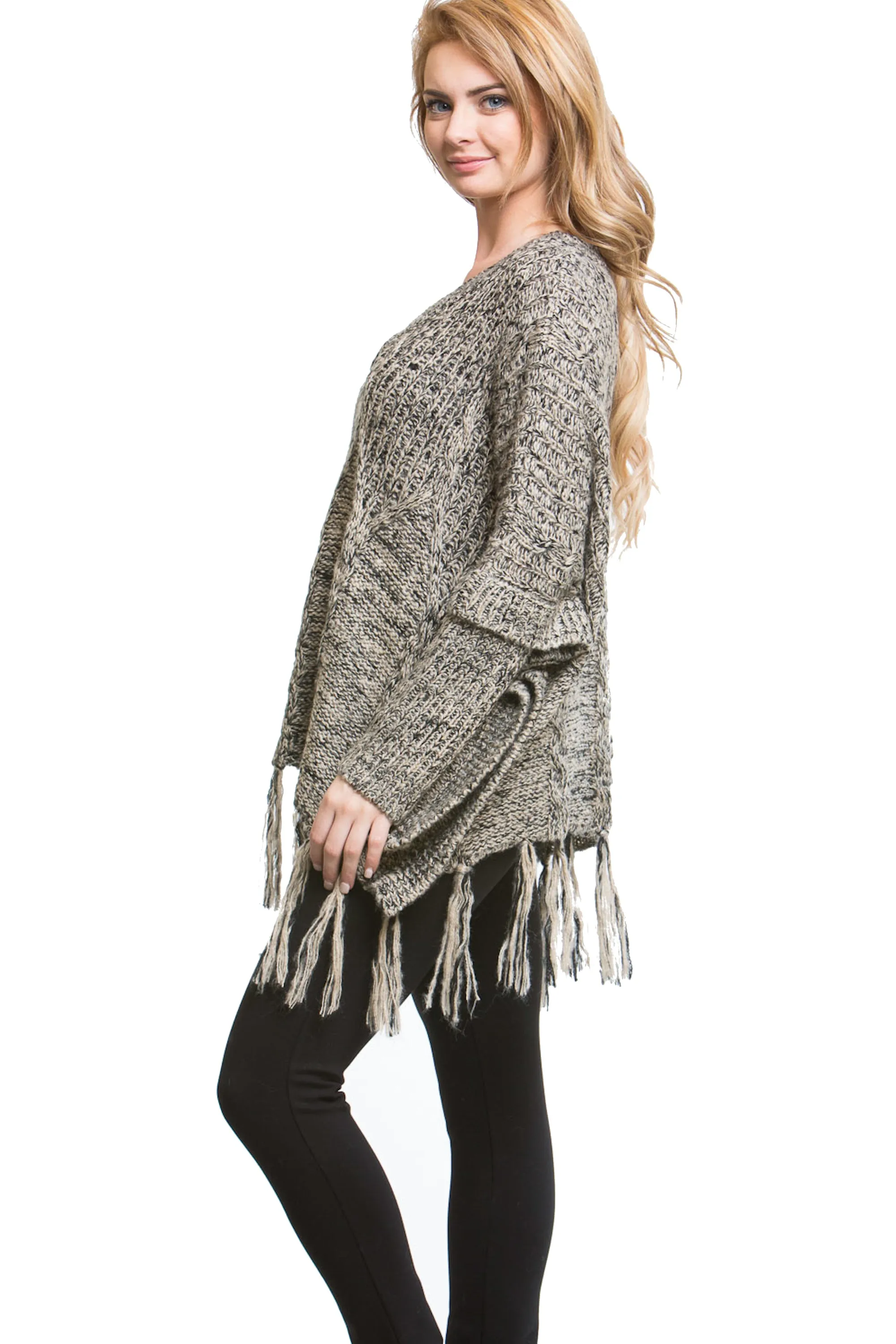 Tassel Trim Sweater