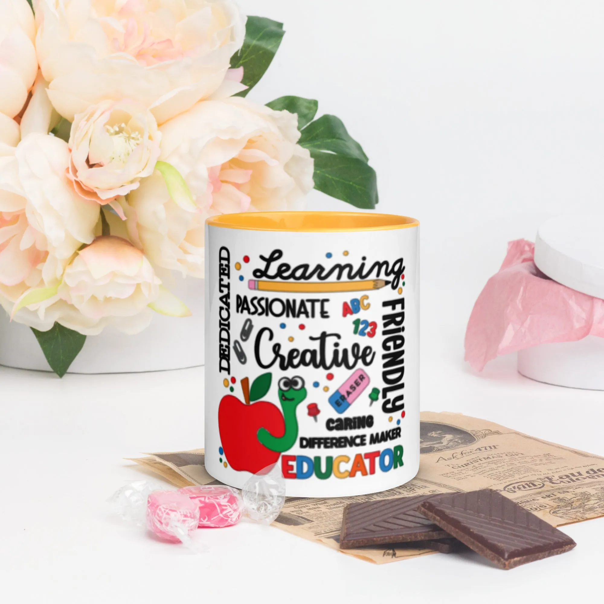 Teacher's Day Mug with Color Inside