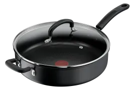 Tefal Specialty Hard Anodised Non-Stick Sautepan 30cm   Lid