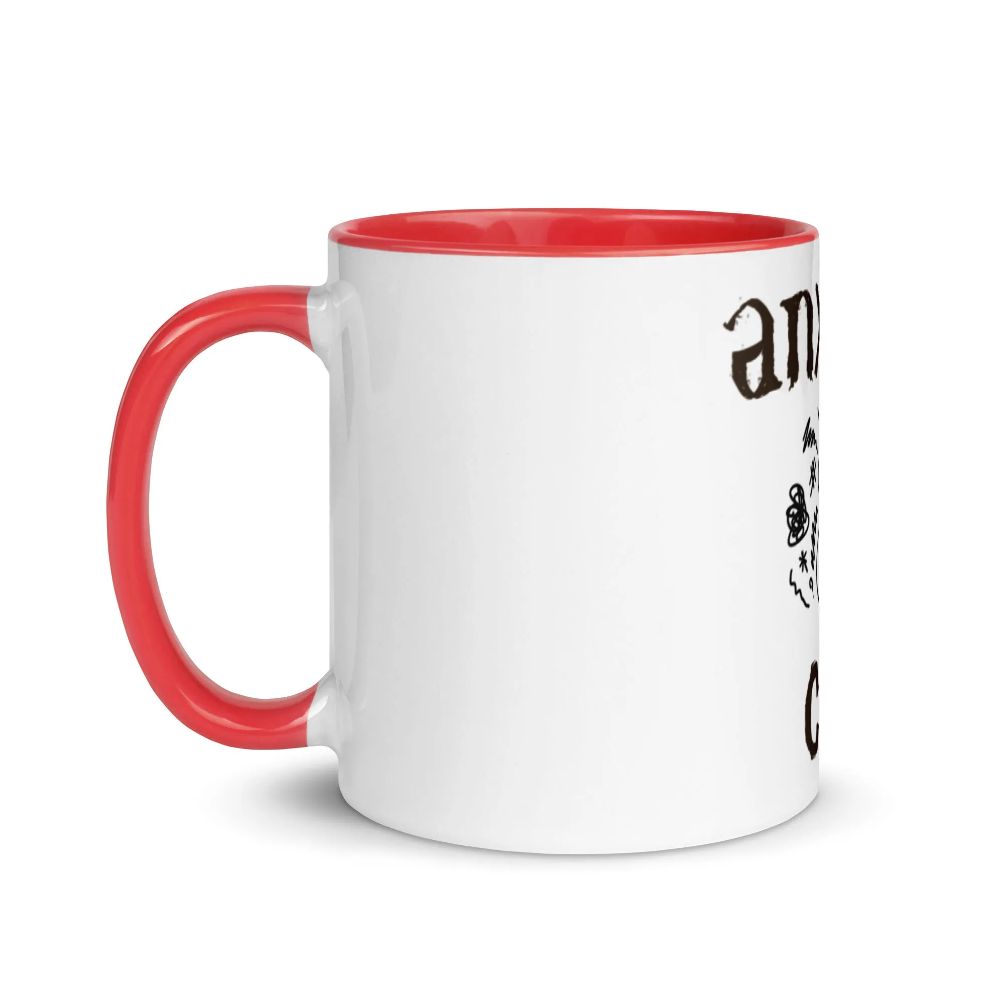 The Anxiety Club Mug with Color Inside