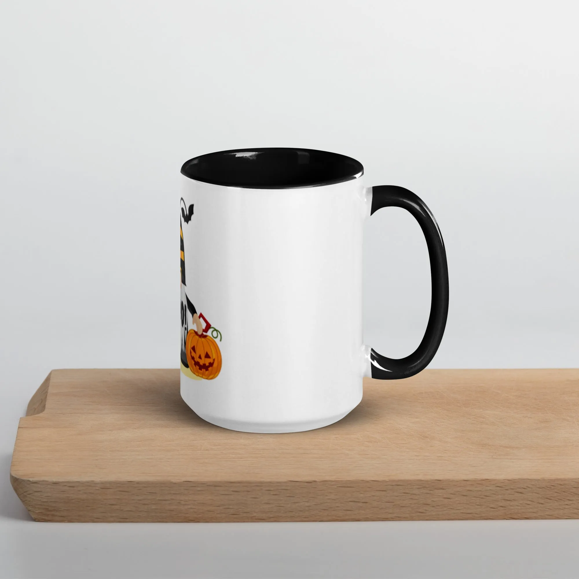 The Boo Gnome Coffee Mug with Color Inside