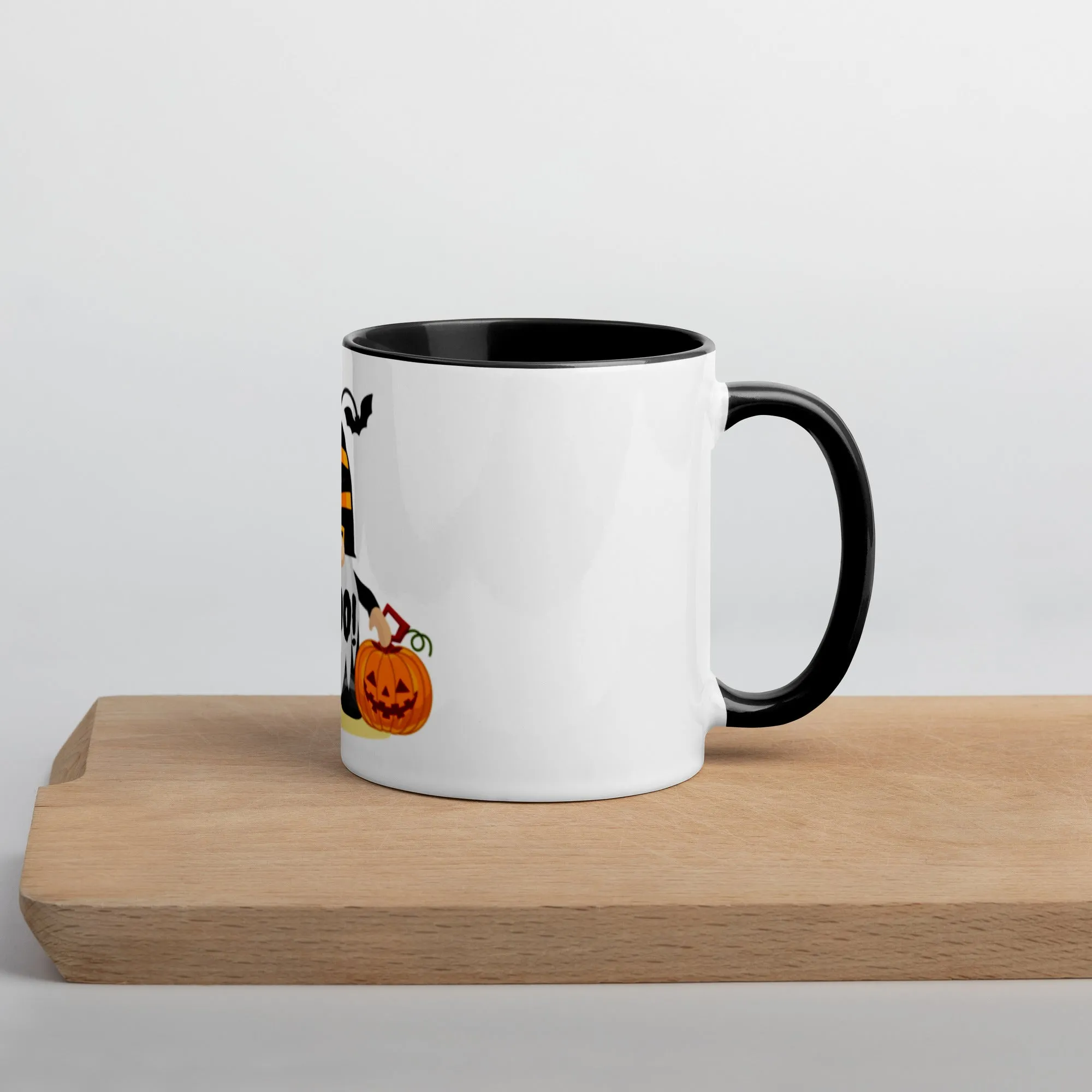 The Boo Gnome Coffee Mug with Color Inside