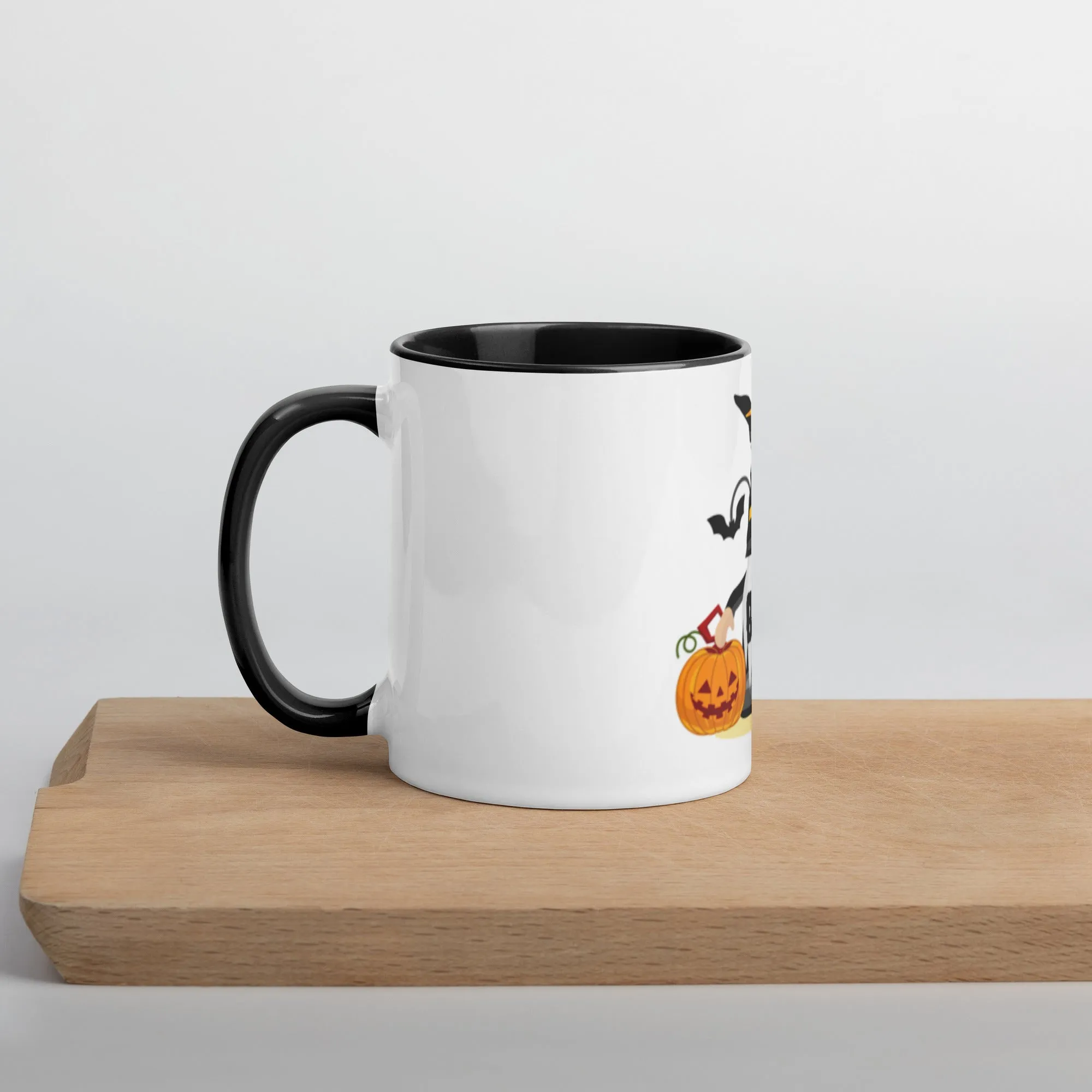 The Boo Gnome Coffee Mug with Color Inside