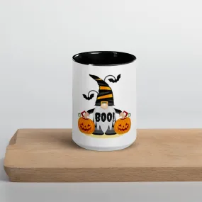 The Boo Gnome Coffee Mug with Color Inside