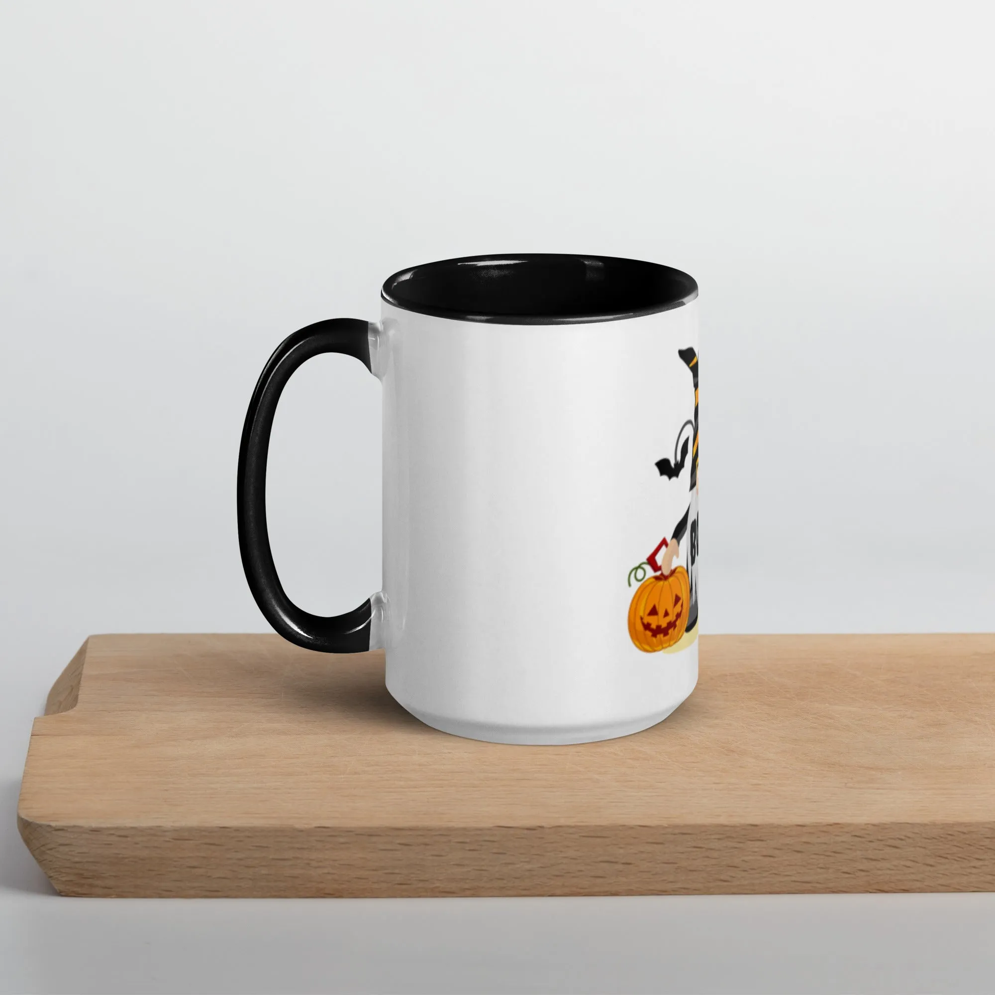 The Boo Gnome Coffee Mug with Color Inside