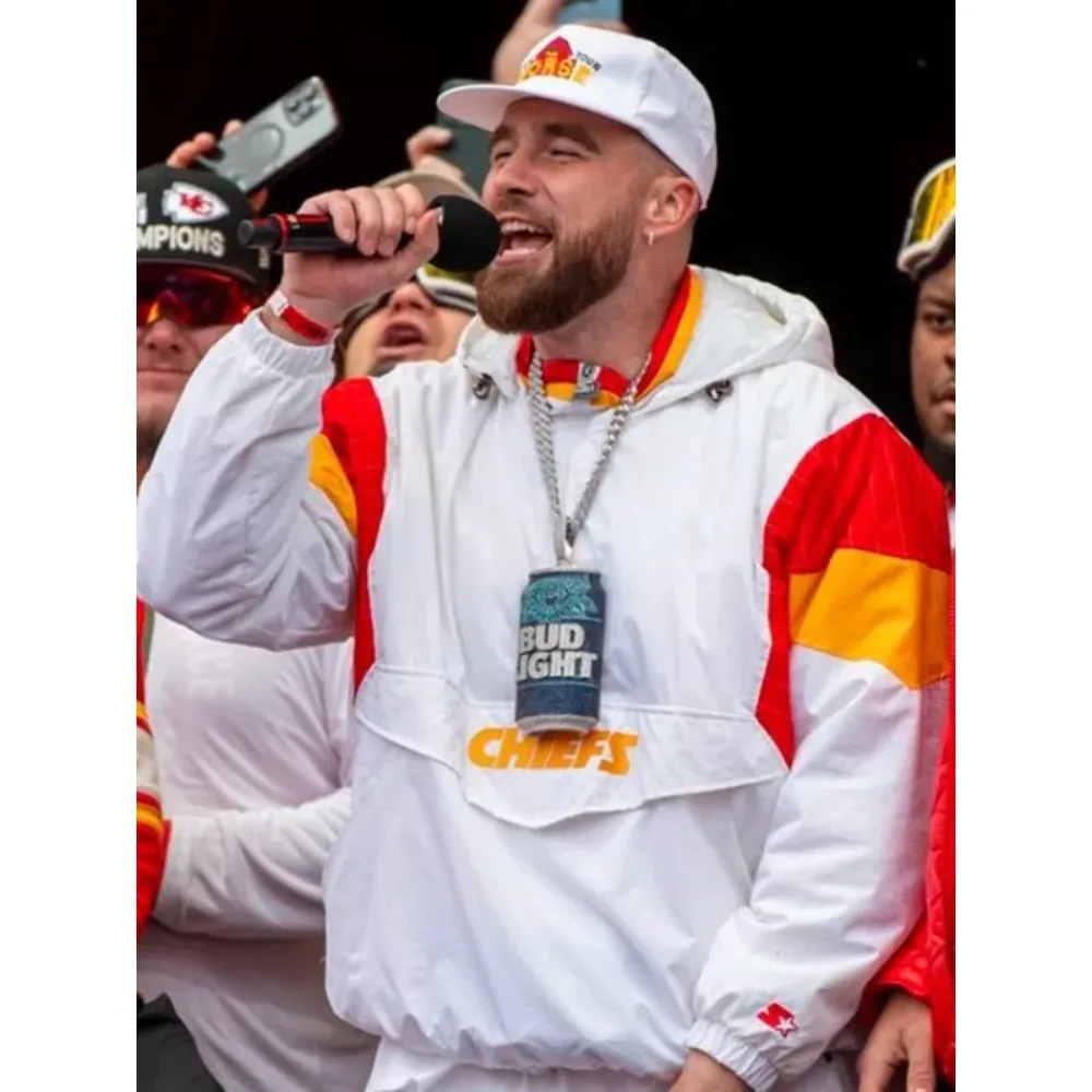 Travis Kelce Super Bowl Parade Jacket