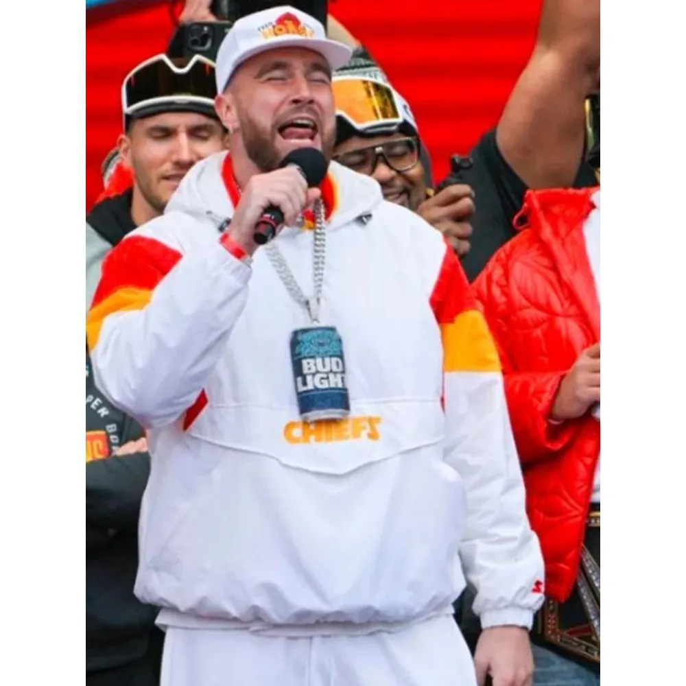 Travis Kelce Super Bowl Parade Jacket