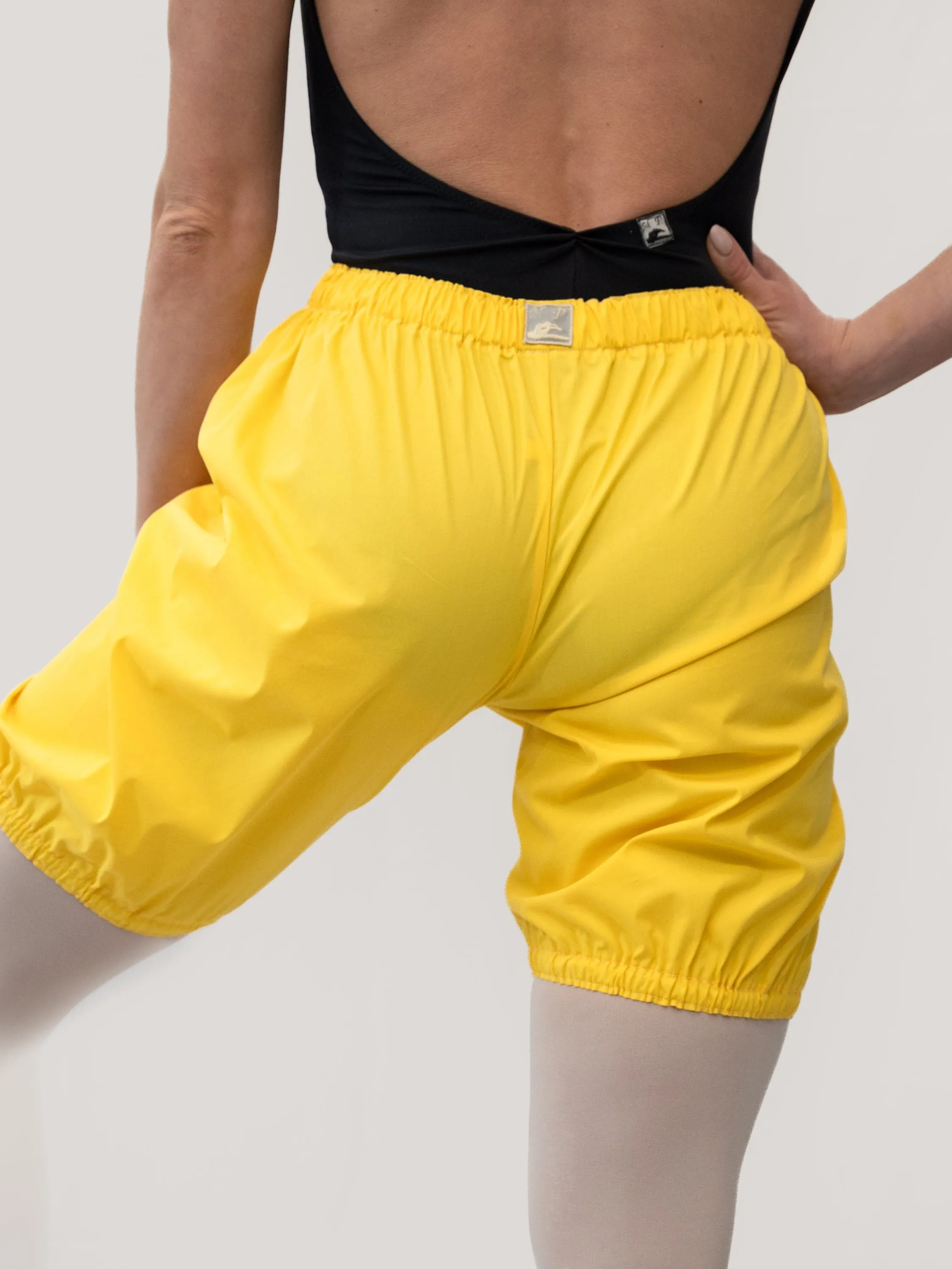 Yellow Dance Trash Bag Shorts MP5006